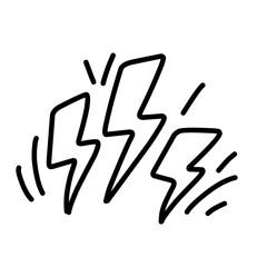 Line movement effect vector element