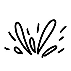 Line movement effect vector element