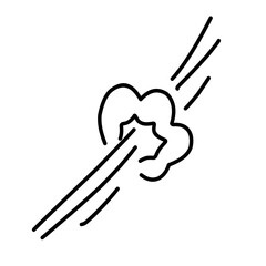 Line movement effect vector element