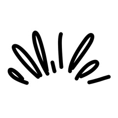 Line movement effect vector element