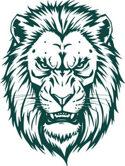 lion head mascot vector transparent 