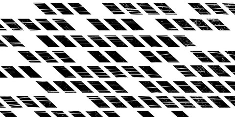 Dashed line diagonal texture. Slanted dash lines pattern background. Straight tilted interrupted stripes wallpaper. Abstract dither rasterized grunge overlay. Wide rippled vector texture