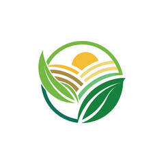 agriculture logo design vector 