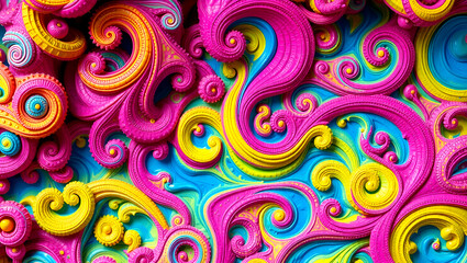 abstract colorful seamless pattern