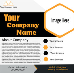 Flyer design by adobe illustrator using shape,color,symbol,text