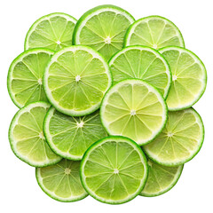 lime with mint