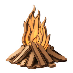 fire illustration png transparent background
