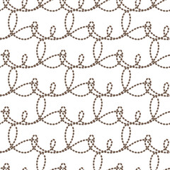 Dotted Loop Seamless Stitch Pattern
