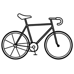 Fototapeta premium vintage bicycle vector illustration