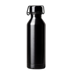 Black stainless steel water bottle