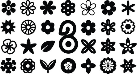 bright and playful flower crayon doodles perfect for children’s themes