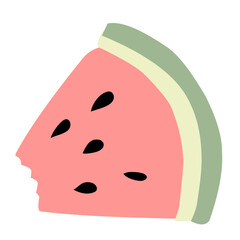 Watermelon Fruit illusrtation