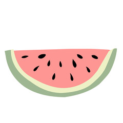 Watermelon Fruit illusrtation