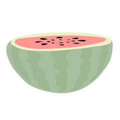 Watermelon Fruit illusrtation