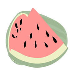 Watermelon Fruit illusrtation
