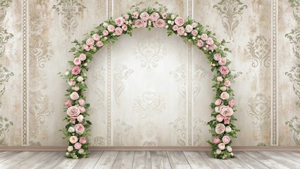 Maternity and Wedding Photography Backdrop with Soft Elegant Background Design