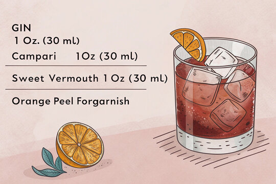Elegant Aperitif with Gold Floral Accents