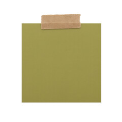 Olive Drab Sticky Note