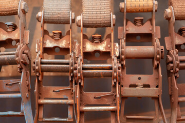 Cargo strap belt and handle part, the equipment that using for securing the heavy object on the...