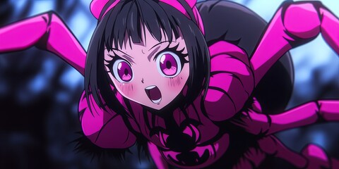 kawaii arachne the spider woman of mythology