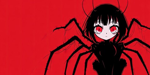 kawaii arachne the spider woman of mythology