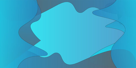 Geometric background abstract. Gradient trendy design, blue theme