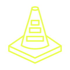 Construction Cone icon design