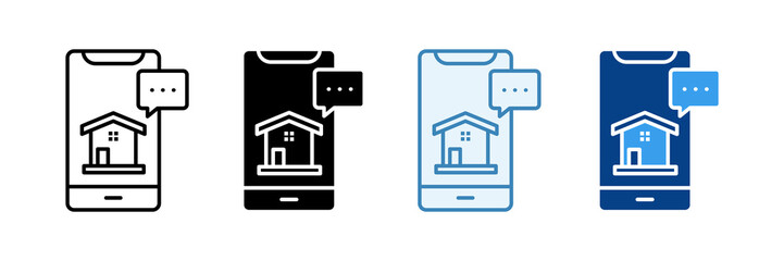 Phone Icon Set Multiple Style Collection