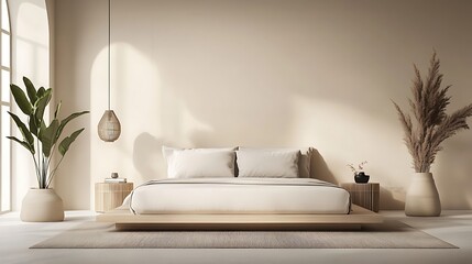 Minimalist bedroom interior design. (2)