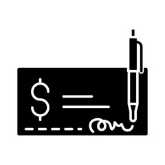 Check and Pen Icon Illustration