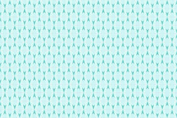 Seamless geometric pattern. Light blue background with wavy lines. Vector illustration.