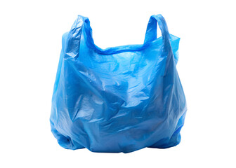 empty blue plastic bag clipart png image on transparent background