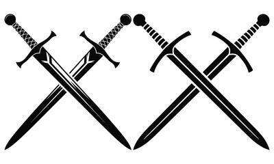 two crossed swords
