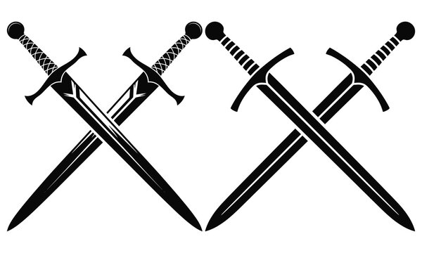 two crossed swords