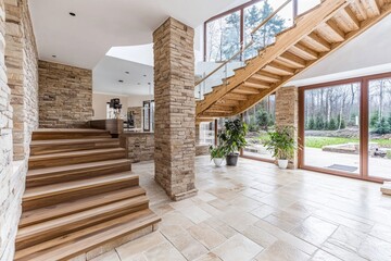 Modern Open Staircase Home Interior