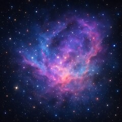 Obraz premium Cosmic Nebula: Stellar Clouds and Interstellar Dust