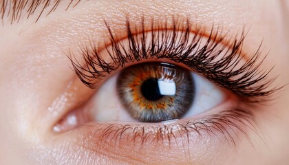 Fototapeta premium Close-up human eye, beautiful