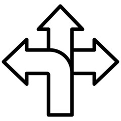 Ambiguity Outline Icon