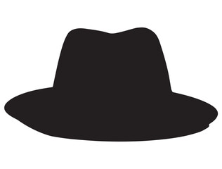 DETECTIVE HAT SILHOUETTE