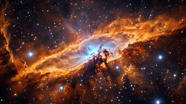 Cosmic River of Dust and Gas Flowing Through Space a Tapestry of Stellar Birth and Death Across the Galactic Plane