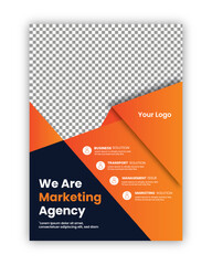 Creative business flayer layout. Modern cover design, business presentation cover, flayer. 