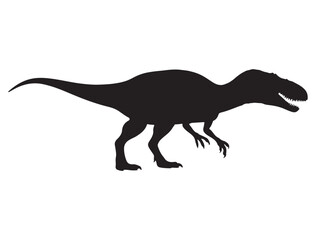 DINOSAUR SILHOUETTE WHITE BACKGROUND