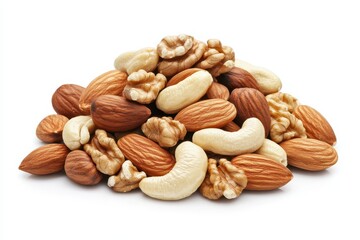 Obraz premium Assorted nuts pile