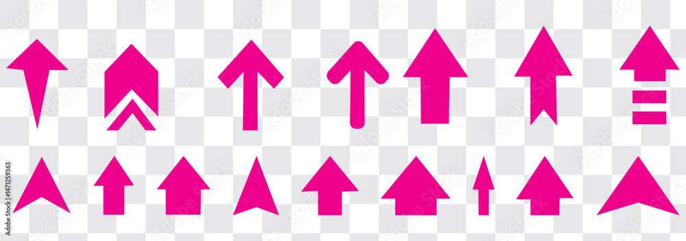 Sticker swipe up icon set. up arrow button symbol. swipe up icons for social media stories. scroll arrow up 