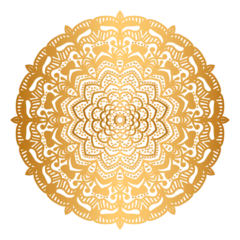 Schilderijen op glas Mandala Luxury mandala background with golden arabesque pattern Arabic Islamic east style. Ramadan Style Decorative mandala. Mandala for print, poster, cover, brochure, flyer, banner  © Farzana