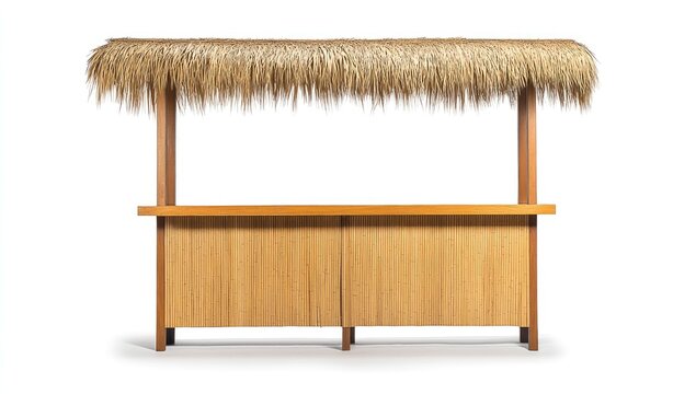 Tropical-style outdoor bar