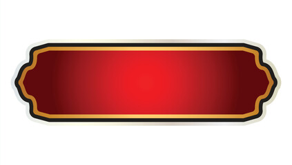 Set of decorative luxury golden arabic islamic banner title frame background gold text box clipart