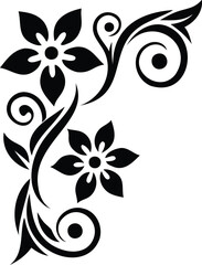 Minimalist Floral Vine Illustration © GenArt Stock
