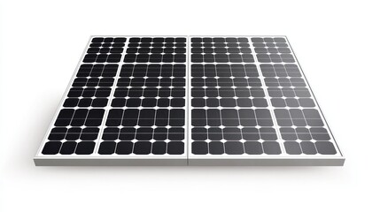 Solar panel system, square shape,  modern design