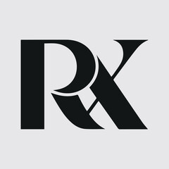 Rx pad template. Medical regular prescription form.